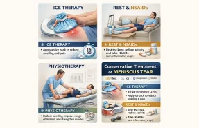 درمان پارگی منیسک در فاز حاد